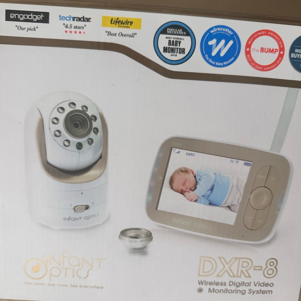 Infant Optics DXR-8 Wireless Baby Monitor - White